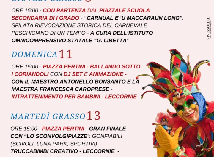 Divertimento Mascherato a Carnual Peschici 2024