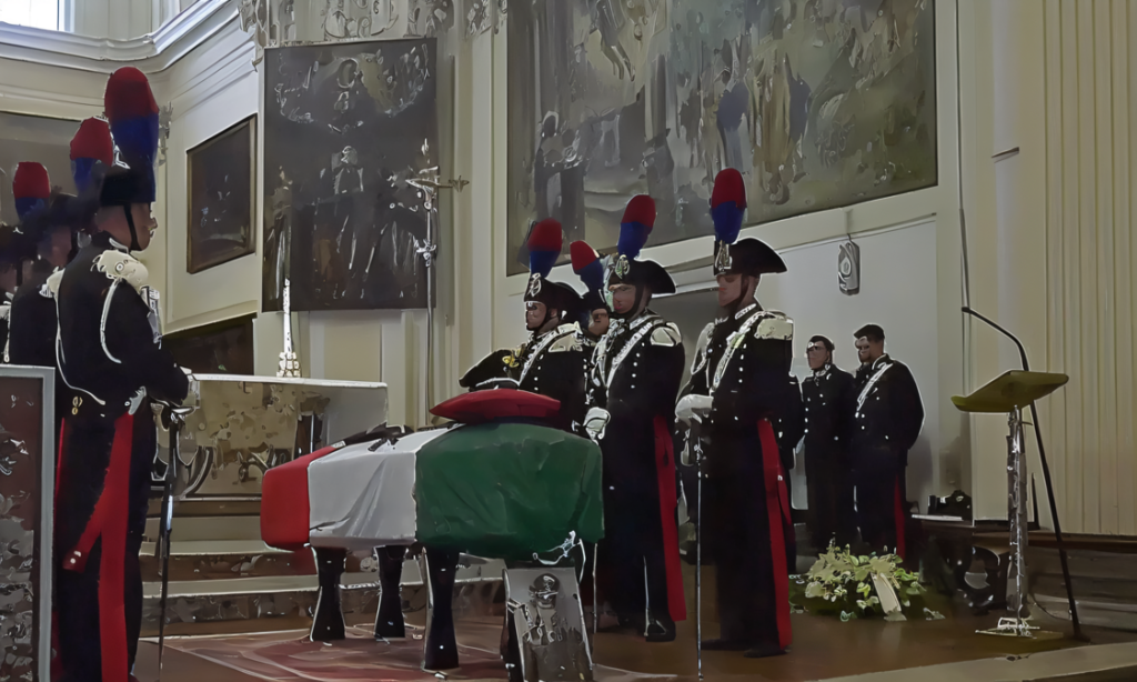 Lutto , Commemorazione e tanta rabbia: Funerali del Maresciallo dei Carabinieri Francesco Pastore a Manfredonia