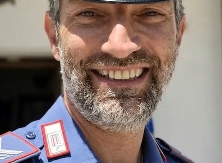 Funerali del Brigadiere Pasqualino Parrella a Vieste con autorità e cittadini.