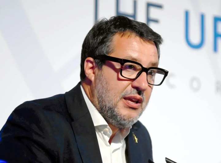 Il Ministro Matteo Salvini incontra le associazioni dell'autotrasporto a Milano.